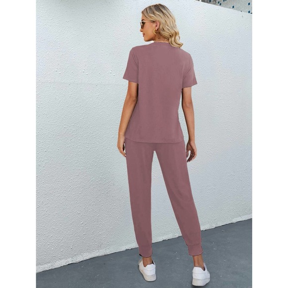 2 piece set: Round Neck Tee for & jogger Pants black - Picture 3 of 11